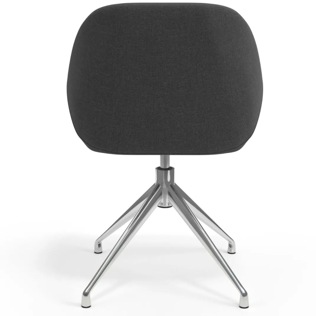Silla de reuniones Moon Base de aluminio giratoria
