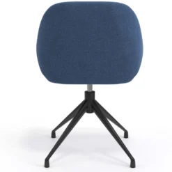 Silla de reuniones Moon Base de aluminio giratoria
