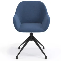 Silla de reuniones Moon Base de aluminio giratoria