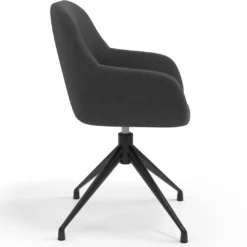 Silla de reuniones Moon Base de aluminio giratoria