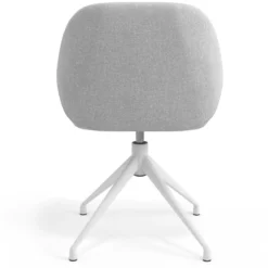Silla de reuniones Moon Base de aluminio giratoria