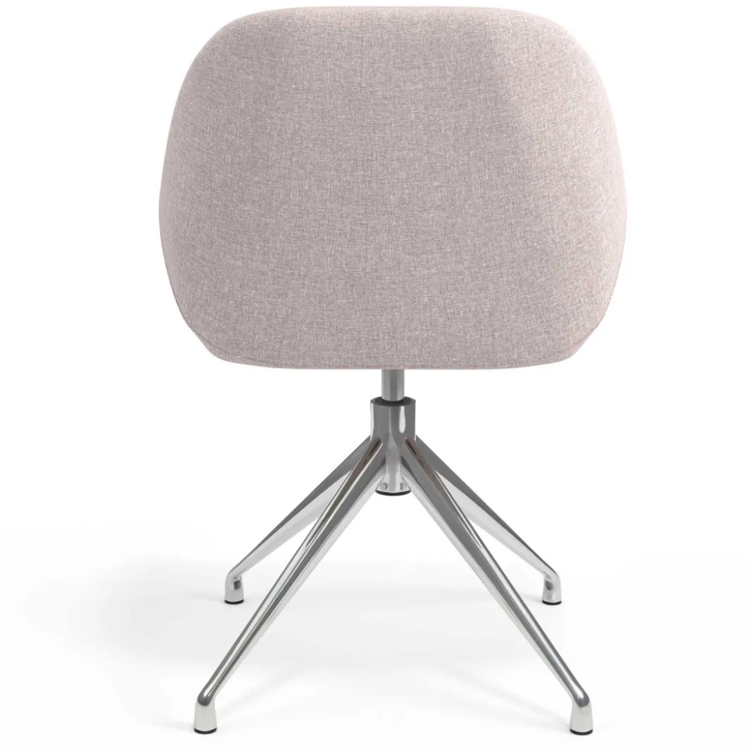Silla de reuniones Moon Base de aluminio giratoria