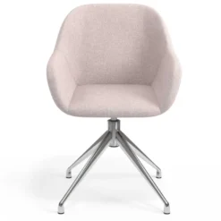 Silla de reuniones Moon Base de aluminio giratoria