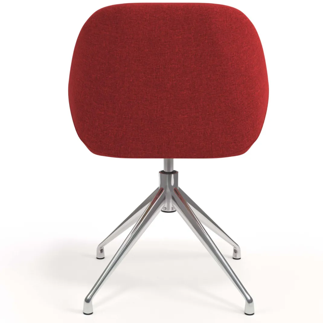 Silla de reuniones Moon Base de aluminio giratoria