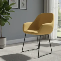 Silla de visitante Moon estructura patin