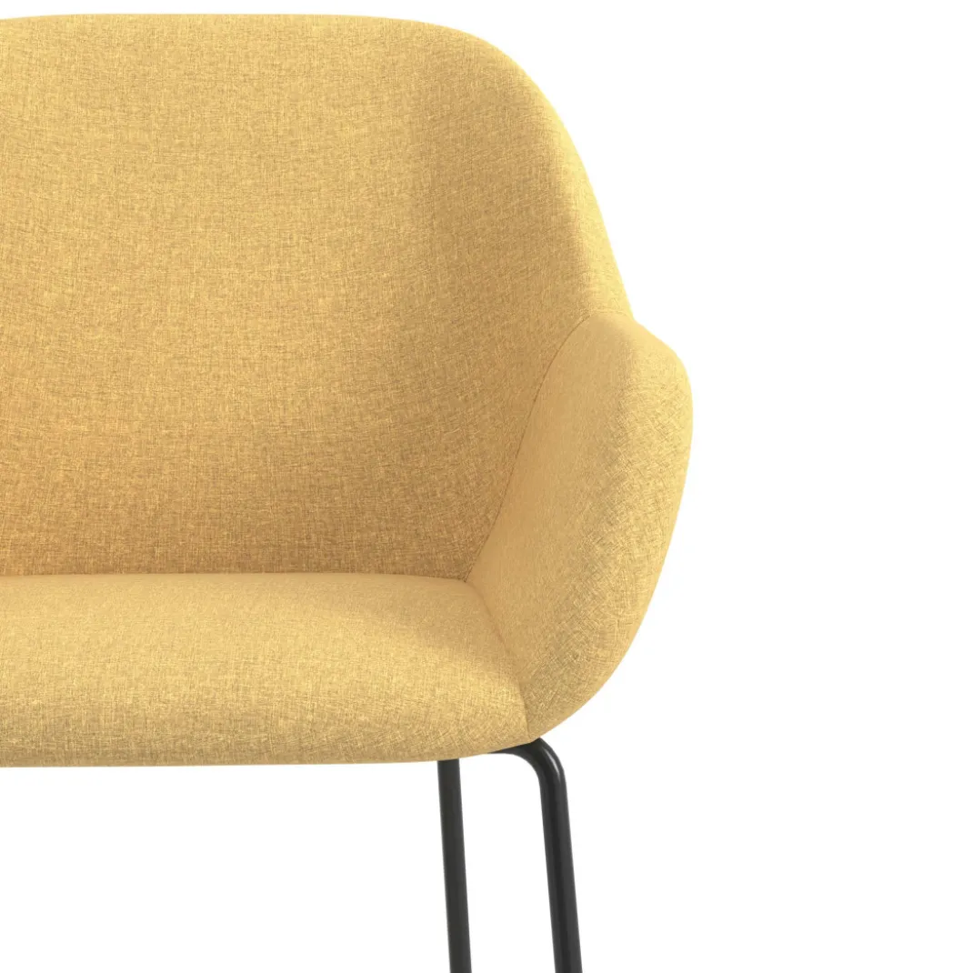Silla de visitante Moon estructura patin
