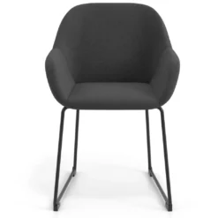 Silla de visitante Moon estructura patin
