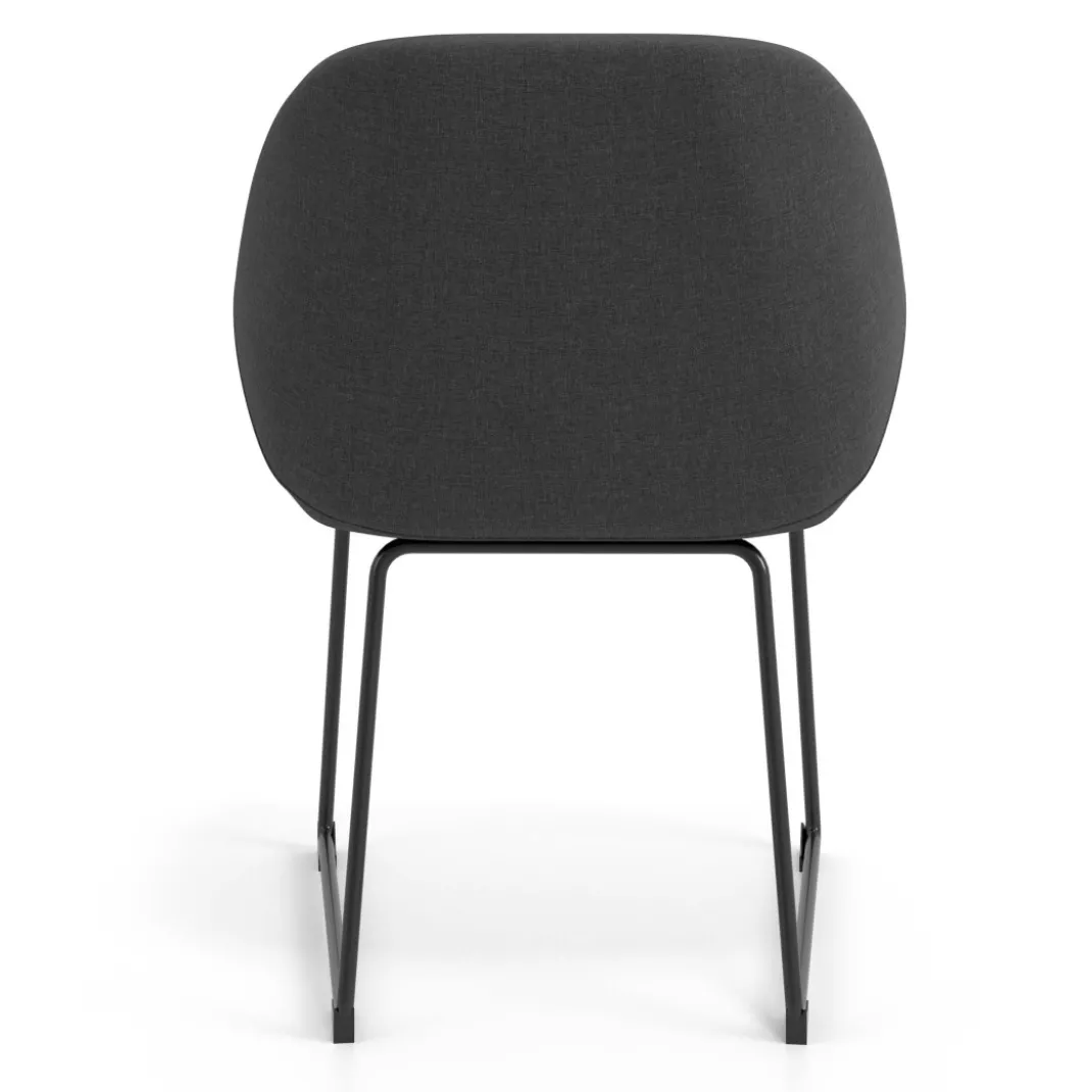 Silla de visitante Moon estructura patin