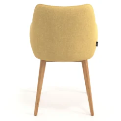 Silla de visitas Gala, estructura 4 patas, base de madera