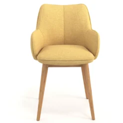 Silla de visitas Gala, estructura 4 patas, base de madera