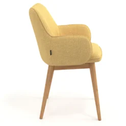 Silla de visitas Gala, estructura 4 patas, base de madera