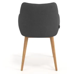 Silla de visitas Gala, estructura 4 patas, base de madera