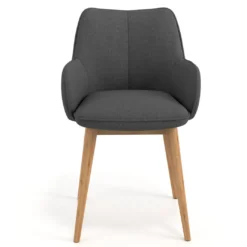 Silla de visitas Gala, estructura 4 patas, base de madera