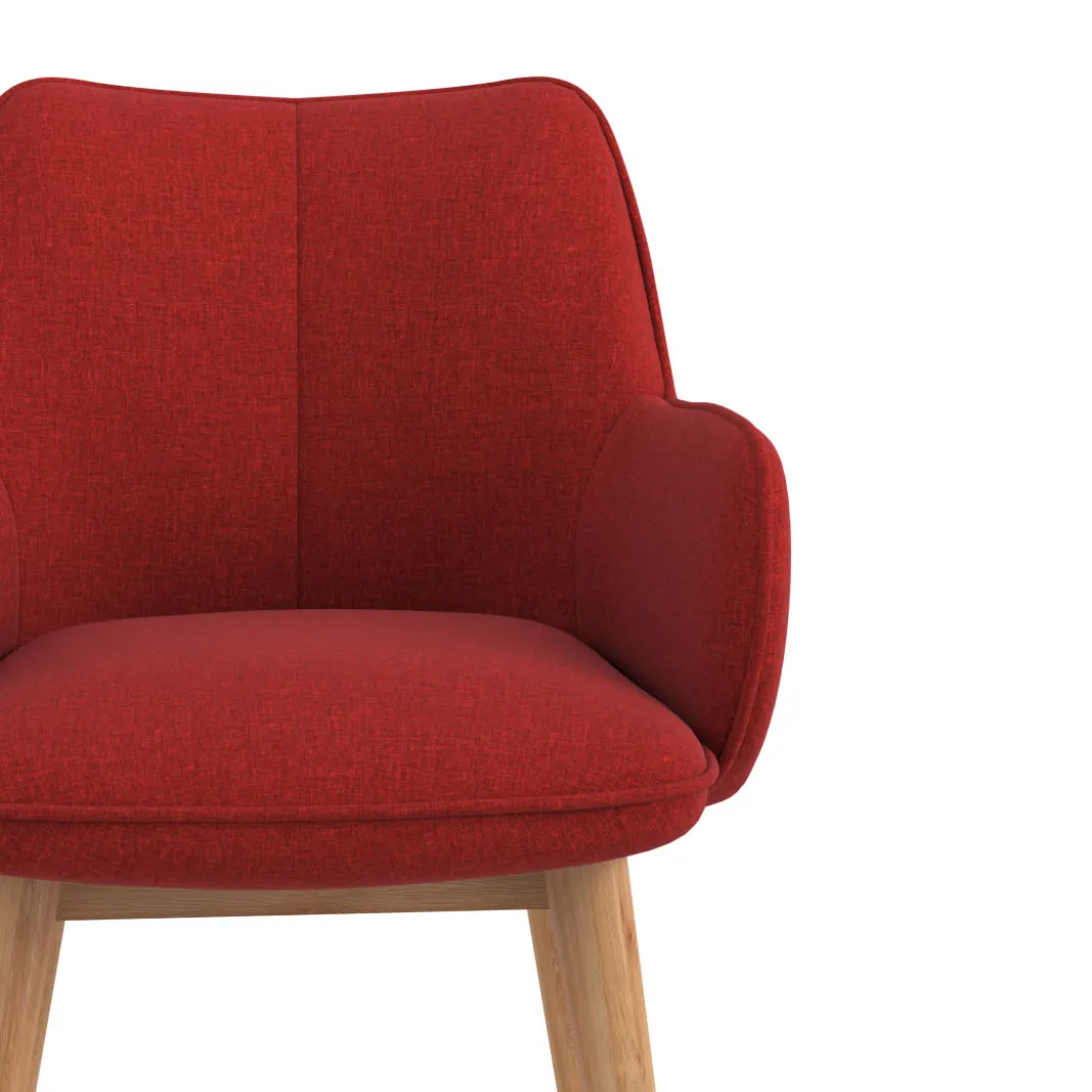 Silla de visitas Gala, estructura 4 patas, base de madera