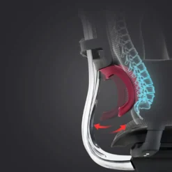 Silla ergonómica con reposapies Ergohuman gen2