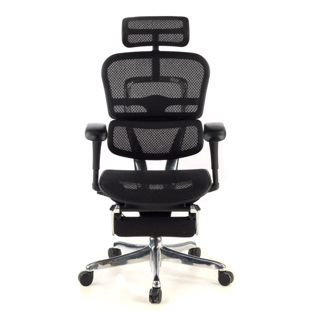 Silla ergonómica con reposapies Ergohuman gen2