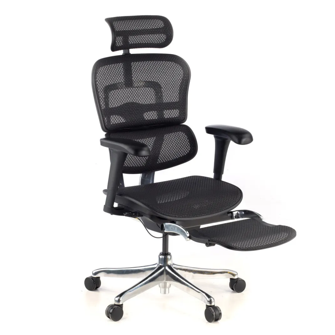 Silla ergonómica con reposapies Ergohuman gen2