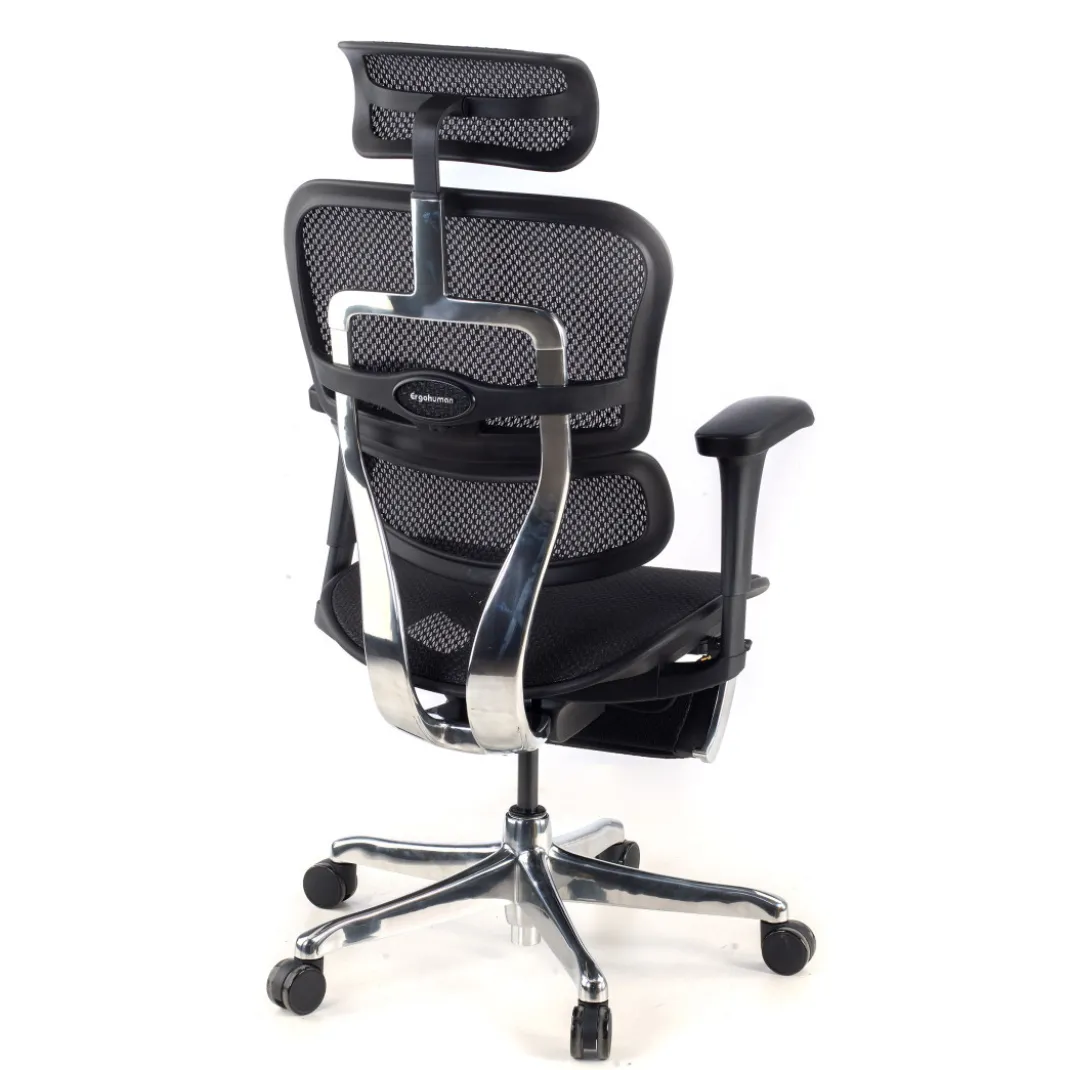 Silla ergonómica con reposapies Ergohuman gen2