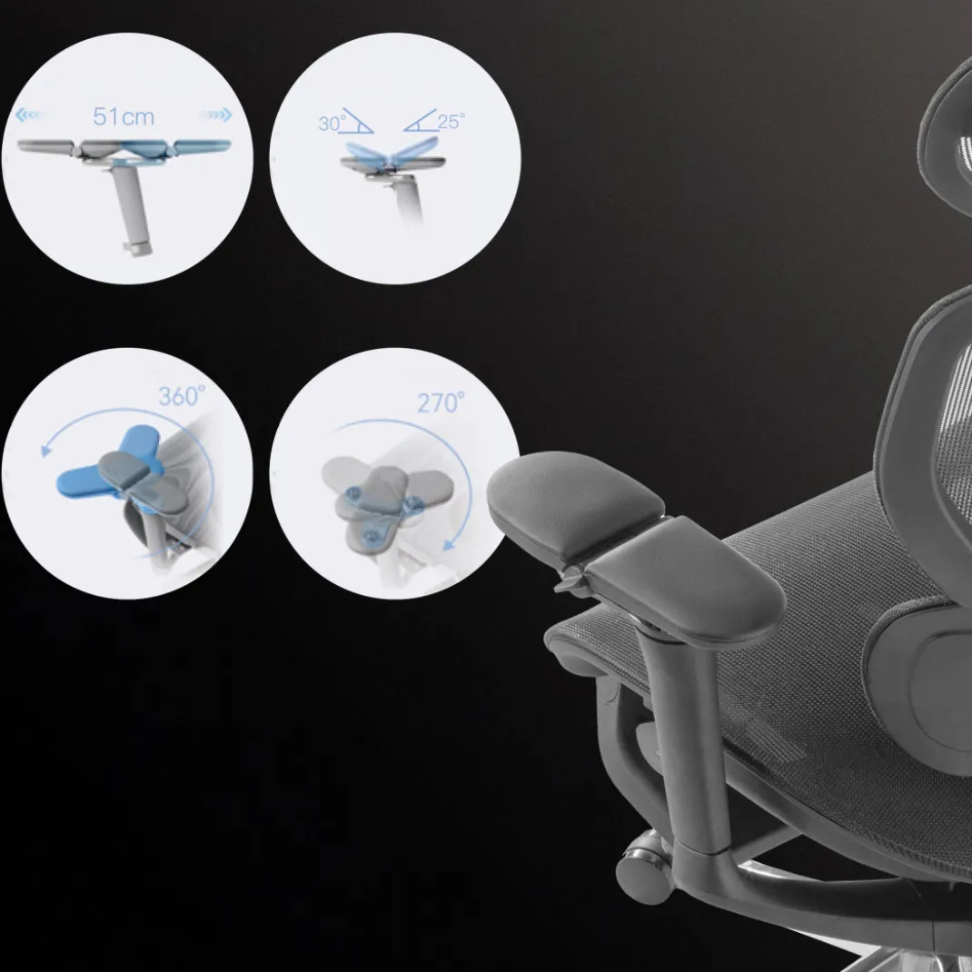 Silla ergonómica de alta gama Erghos X4 Pro, máximas prestaciones
