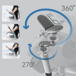 Silla ergonómica de oficina Erghos X3, doble cojín lumbar