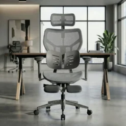 Silla ergonómica de oficina Erghos X3, doble cojín lumbar