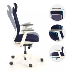 Silla Ergonómica de Oficina Reflect white