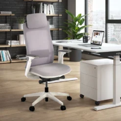 Silla Ergonómica de Oficina Reflect white