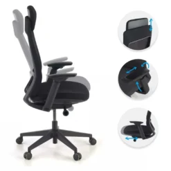 Silla Ergonómica de Oficina Reflect black