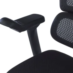 Silla Ergonómica Ergohuman Elite, asiento tapizado, estructura negra