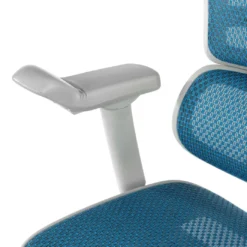 Silla ergonómica Ergohuman Elite, estructura blanca