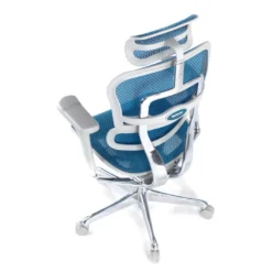 Silla ergonómica Ergohuman Elite, estructura blanca