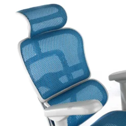Silla ergonómica Ergohuman Elite, estructura blanca