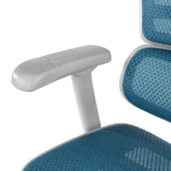Silla ergonómica Ergohuman Elite, estructura blanca