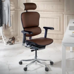 Silla Ergonómica Ergohuman Elite, piel natural