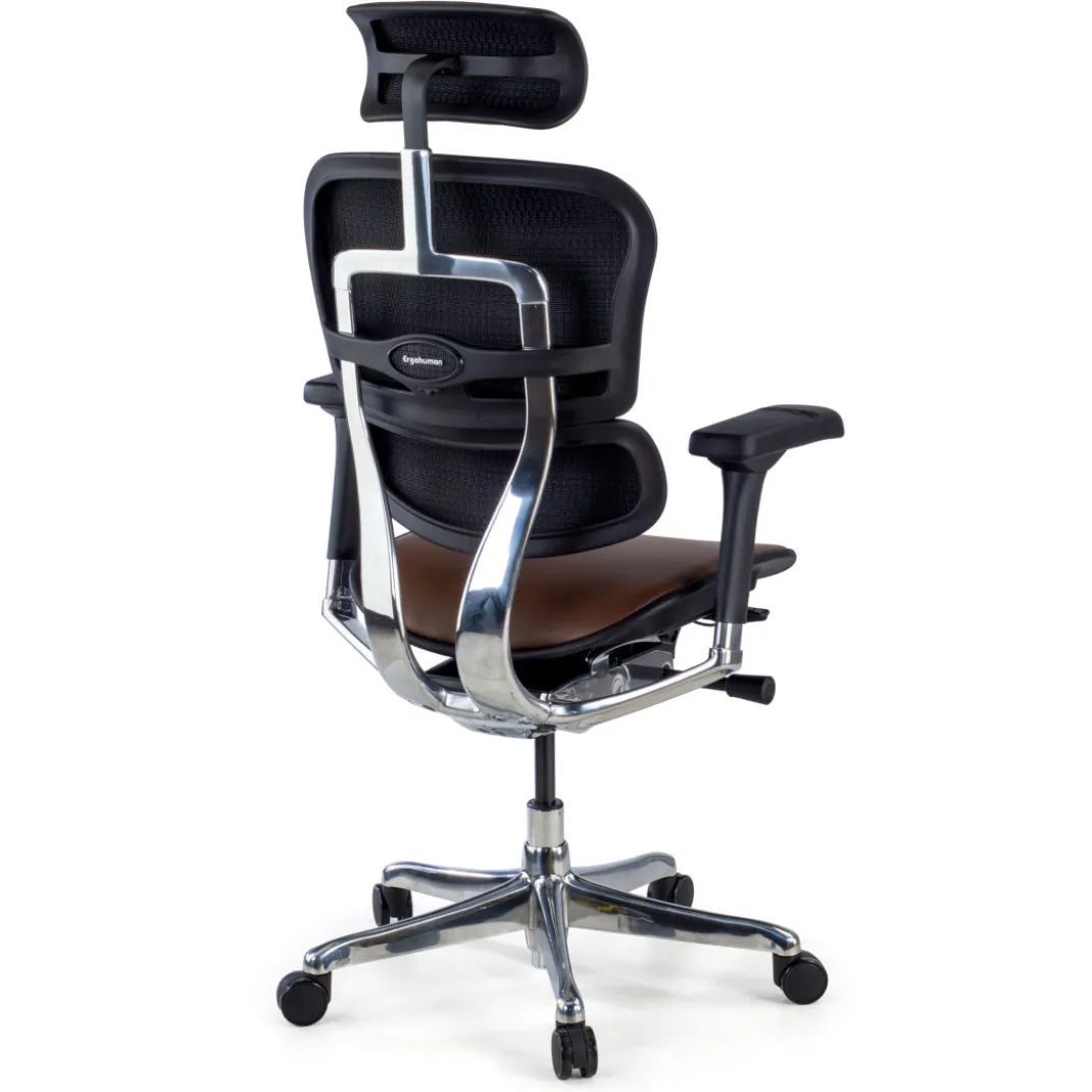 Silla Ergonómica Ergohuman Elite, piel natural