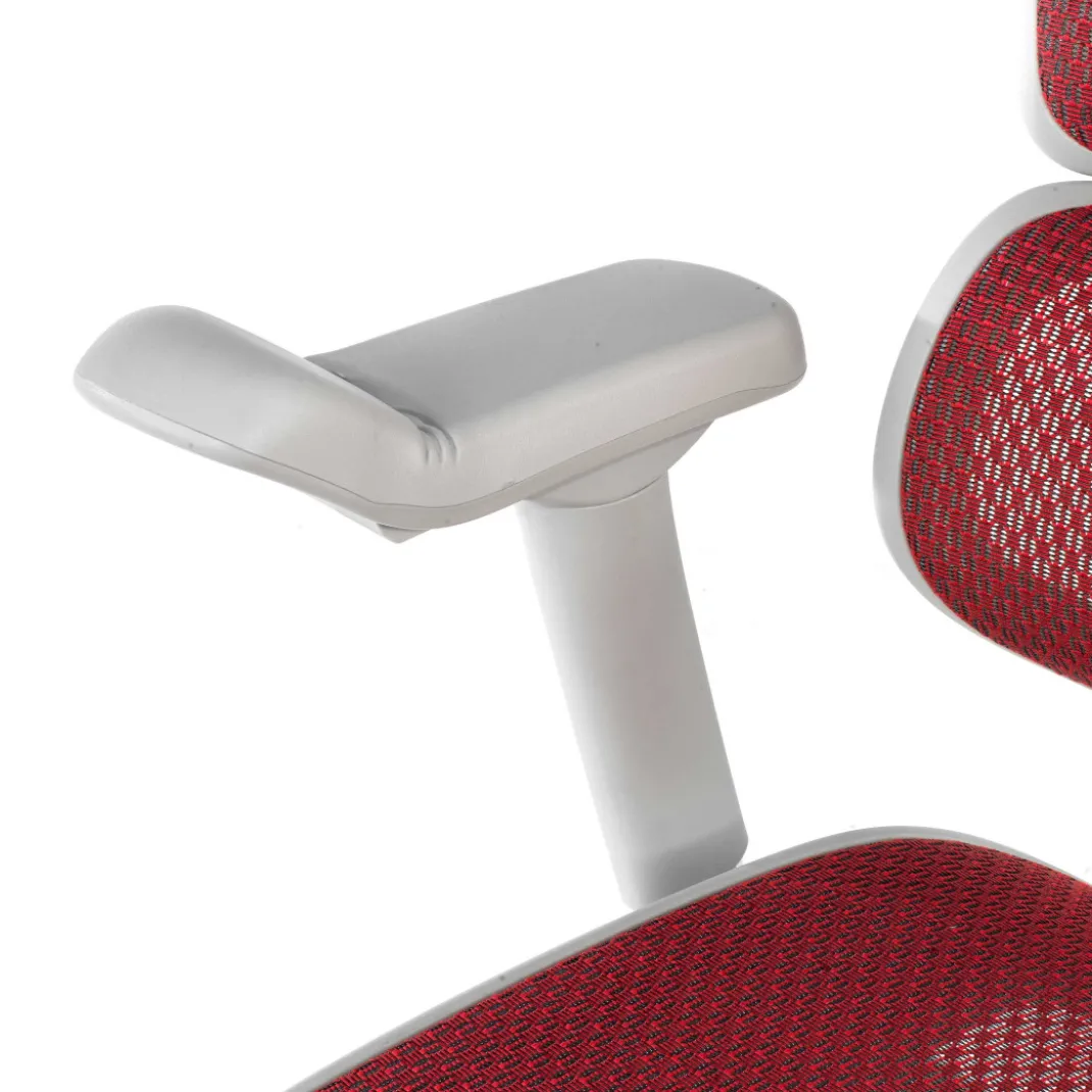 Silla ergonómica Ergohuman Elite, estructura blanca