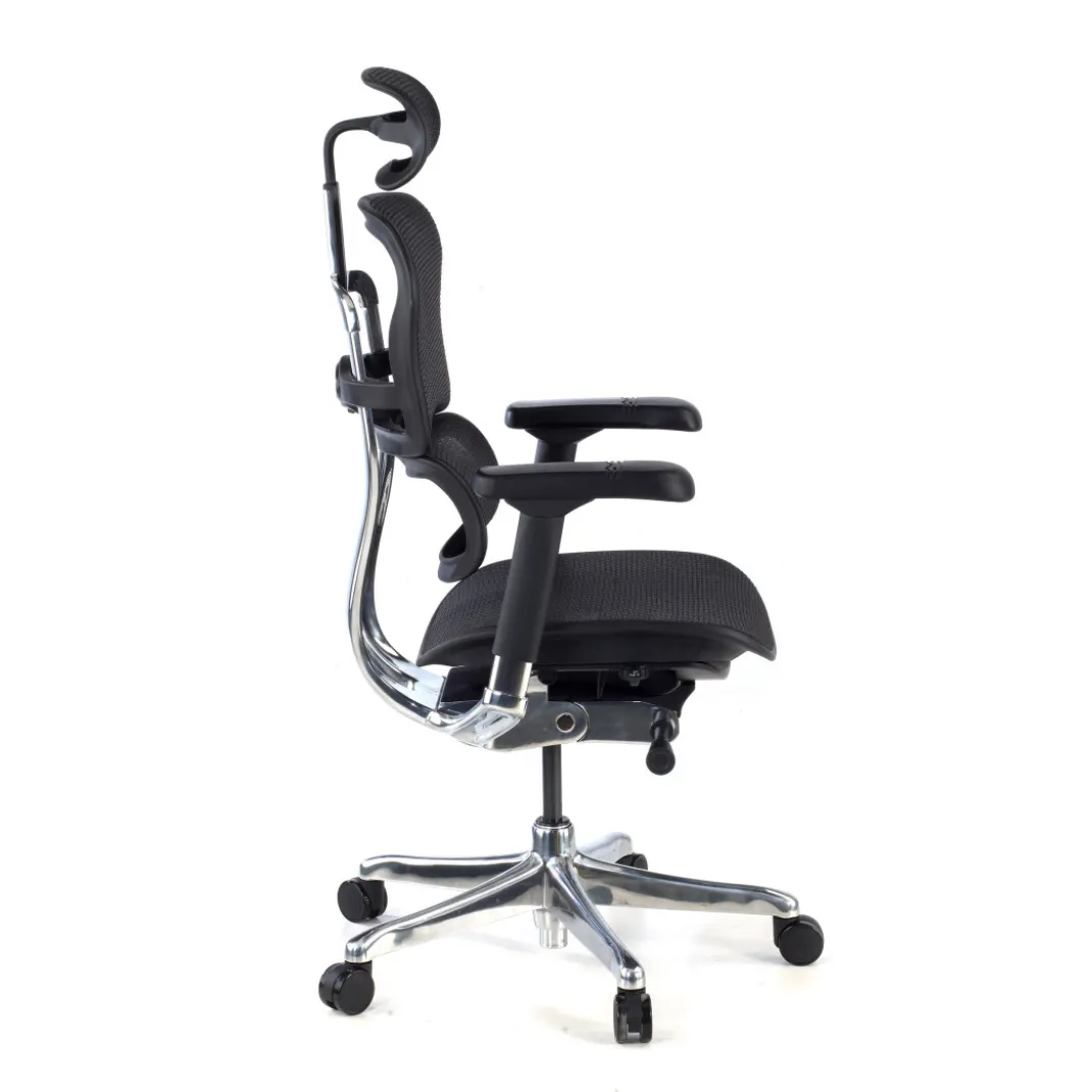 Silla ergonómica Ergohuman Elite, estructura negra