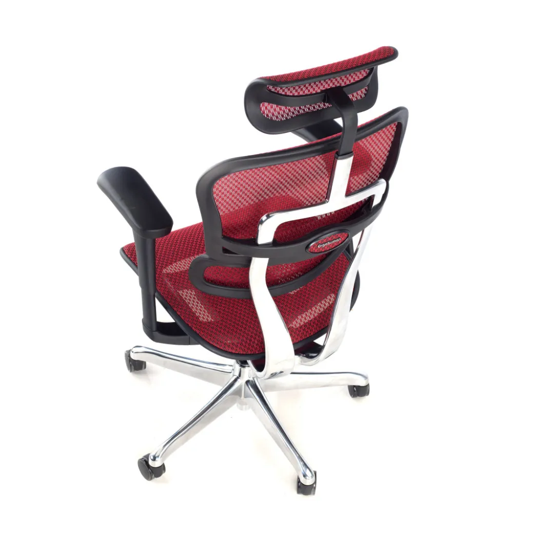 Silla ergonómica Ergohuman Gen2, estructura negra