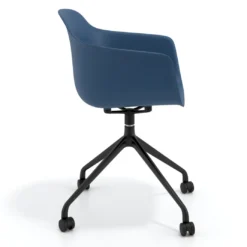 Silla Giratoria Elisa, con ruedas