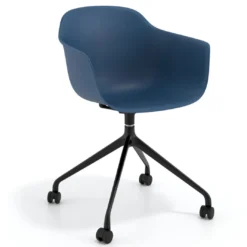 Silla Giratoria Elisa, con ruedas