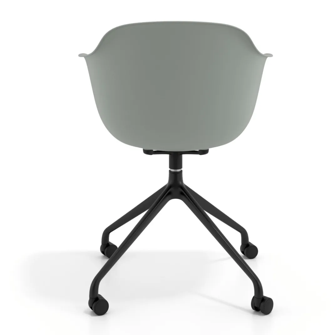 Silla Giratoria Elisa, con ruedas