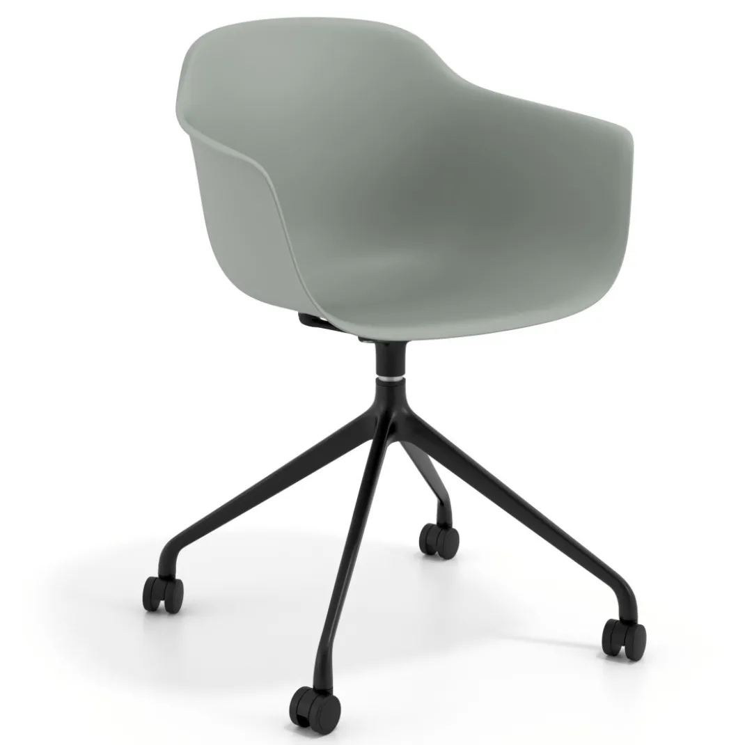 Silla Giratoria Elisa, con ruedas