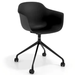 Silla Giratoria Elisa, con ruedas