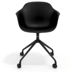 Silla Giratoria Elisa, con ruedas