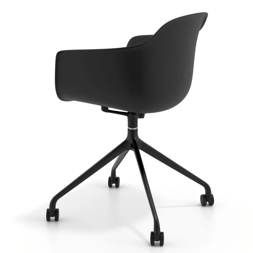 Silla Giratoria Elisa, con ruedas