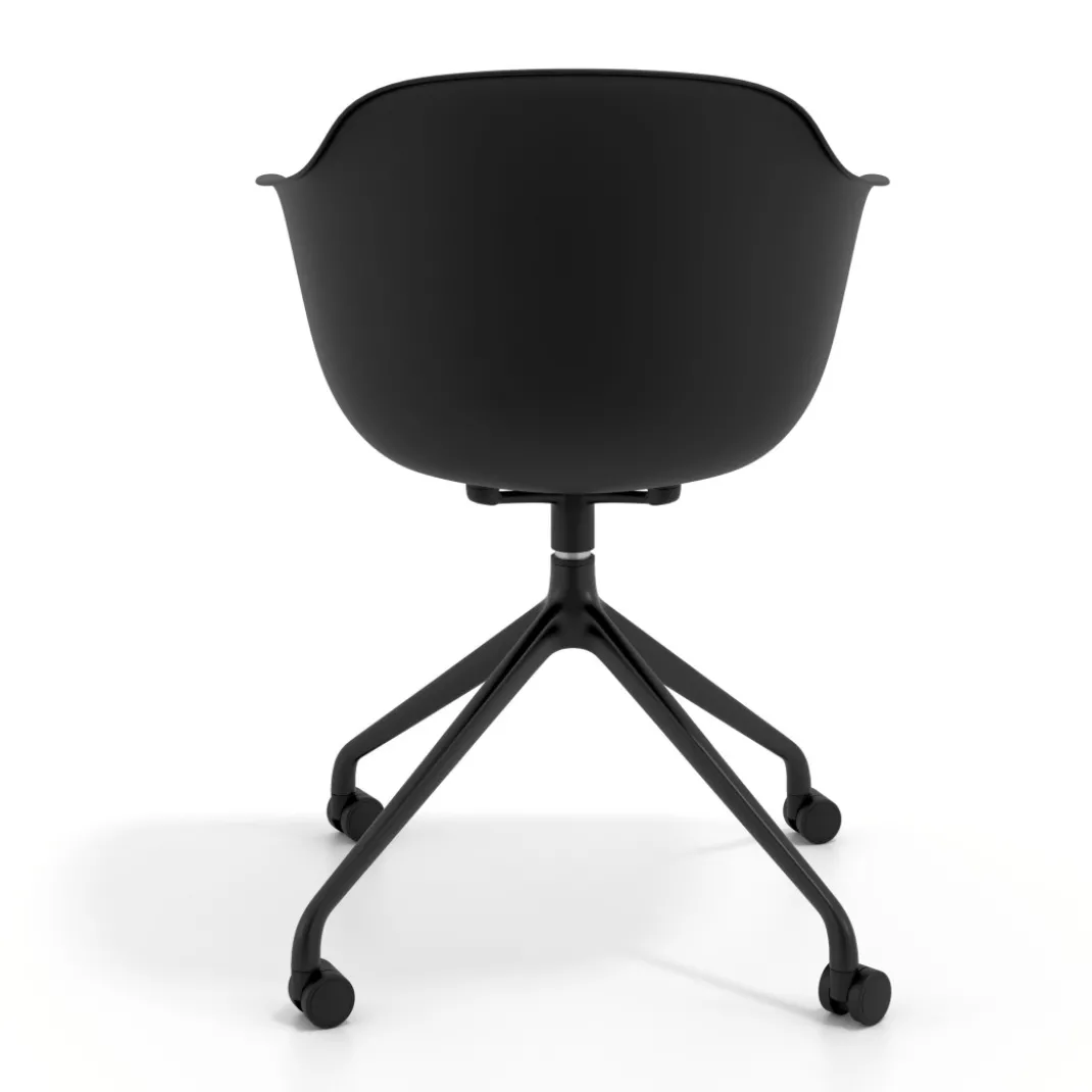 Silla Giratoria Elisa, con ruedas