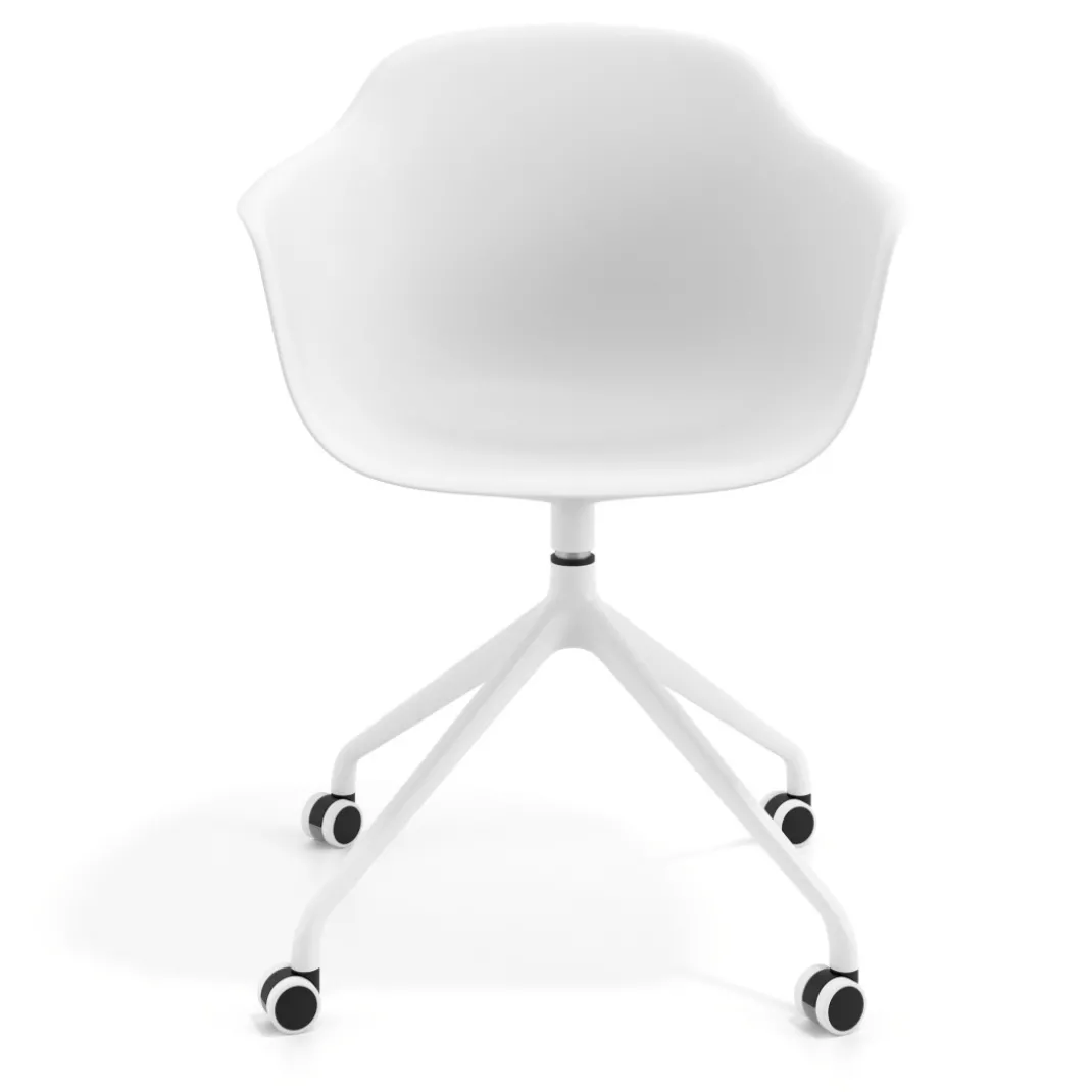 Silla Giratoria Elisa, con ruedas
