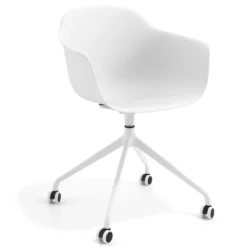 Silla Giratoria Elisa, con ruedas