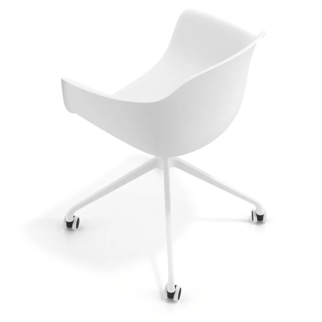 Silla Giratoria Elisa, con ruedas