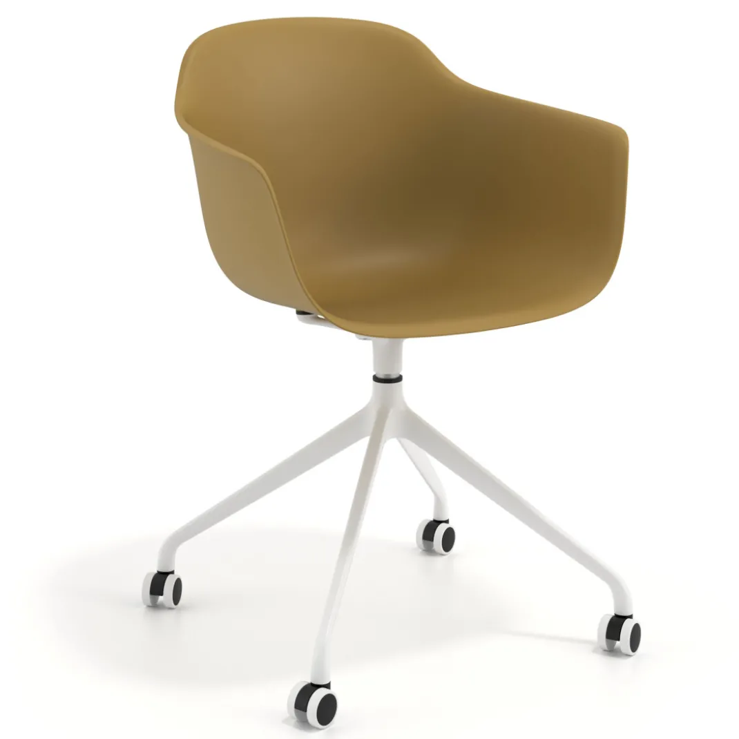 Silla Giratoria Elisa, con ruedas